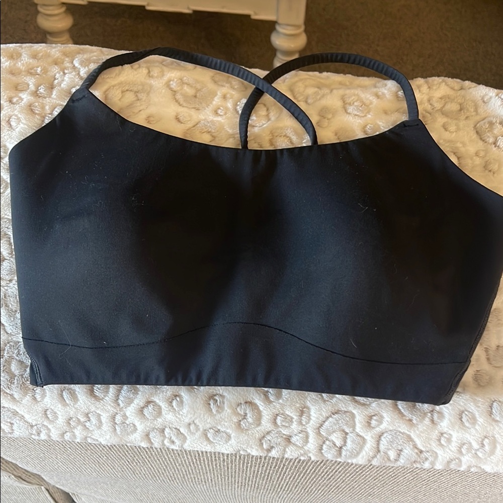 Calia Bu Carrie Underwood, Black Strappy Crop Top